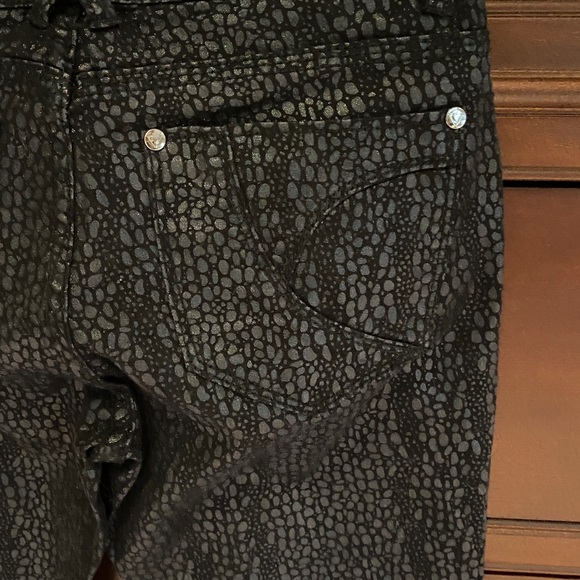 Black Patterned Pants - Picture 5 of 10